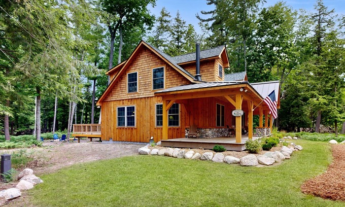 Glen Arbor Casa | Tree-Lined Escape near Glen Lake w/ Gas Grill, fire pit, near outdoor activities