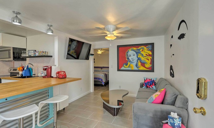 Winslow Apartamento | ¡NUEVO! Winslow Apt en Rte 66 por Standin 'en una esquina