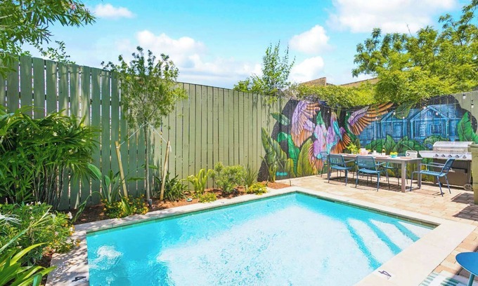 Bayou St. John Casa | Trendy Art Filled MidCity Oasis w/ HeatedPool+ PKG
