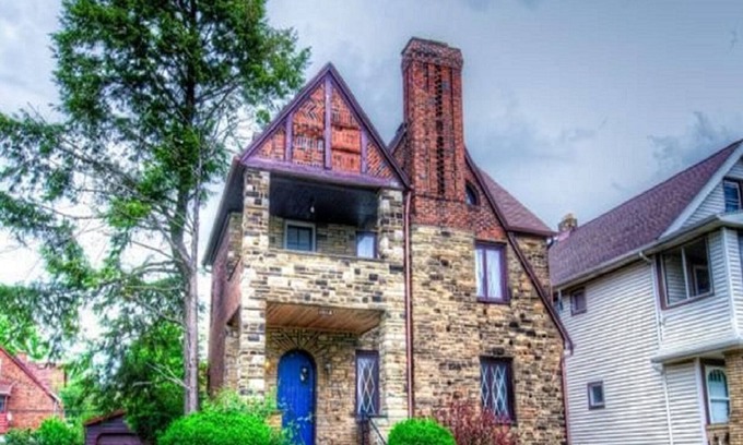 Cleveland Heights Apartamento | Trendy Stone Castle --12 min de CWRU / Cleveland Clinic