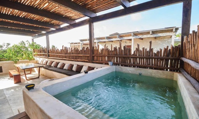 Barrio Zama Apartamento | Tribu 306 Boho Design Gem in the Heart of Tulum w/rooftop