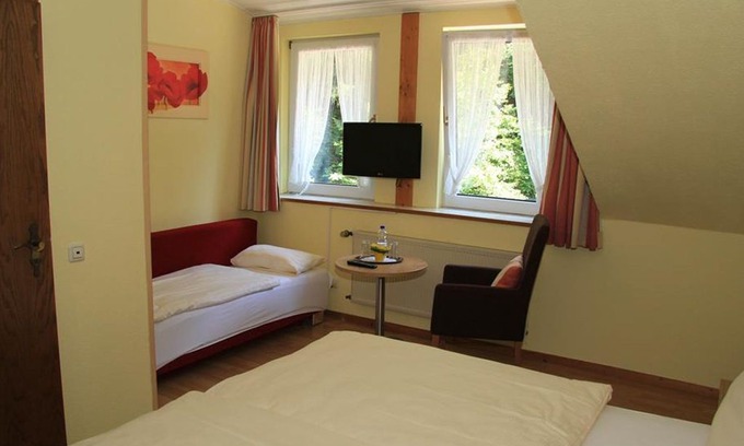 Wasserliesch Hotel | Triple room shower / WC - Cat. STANDARD - Waldhotel Albachmühle