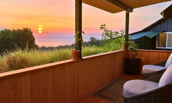 Papaaloa Cabina | Tiki Cottage With Oceanviews Sunrise Stargazing & Whalewatching