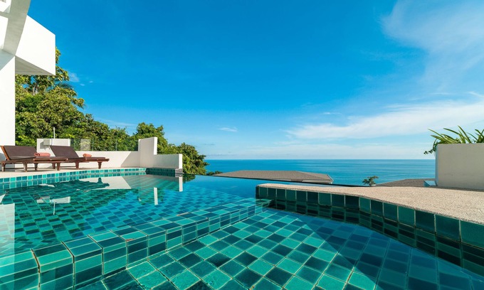 Bophut Hills Condominio | Tropical Sea View Villa