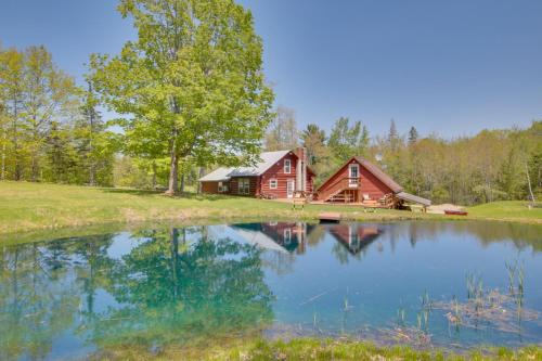 Freedom Casa | Trout Ponds and Sauna Unique Log Cabin in Freedom