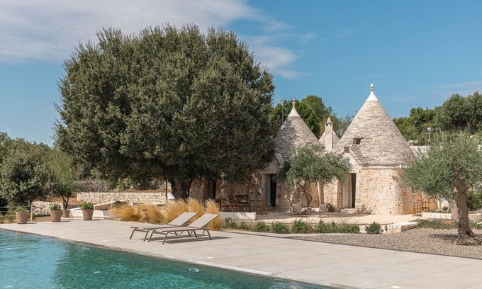 Noci Cabaña | TRULLI MEST'ANDREA alle lame ⭐⭐⭐⭐⭐ garden/exclusive pool 25 meter