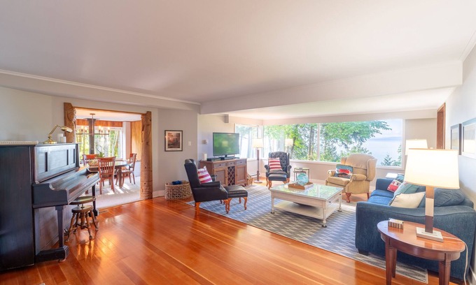 Regional District of Nanaimo Cabaña | Tunnel Hill - Oceanfront Estate - Qualicum Central - Playa privada - Kayak