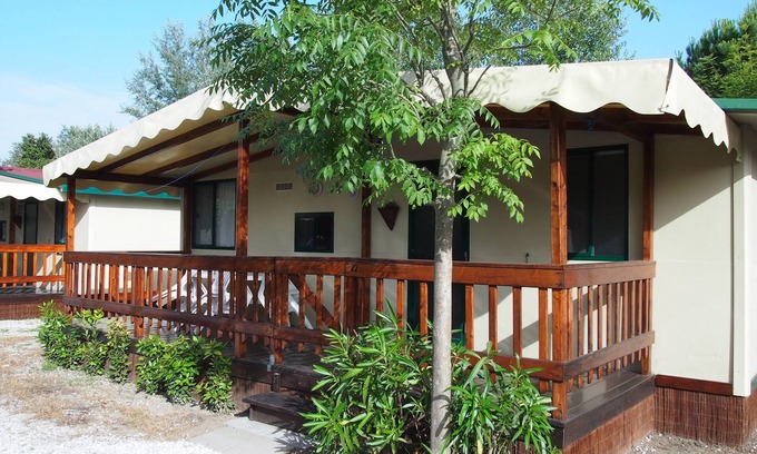 Viareggio Chalet De Esquí | Toscana, Chalet junto al mar, en el Camping familiar Paradiso, cerca; Pisa, Lucca y Mar