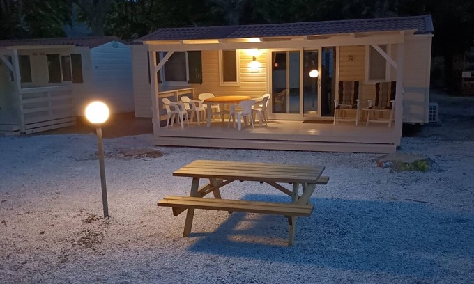 Ameglia Chalet De Esquí | Tuscany Mobilehome Chalet sea Italy camping with pool Pisa