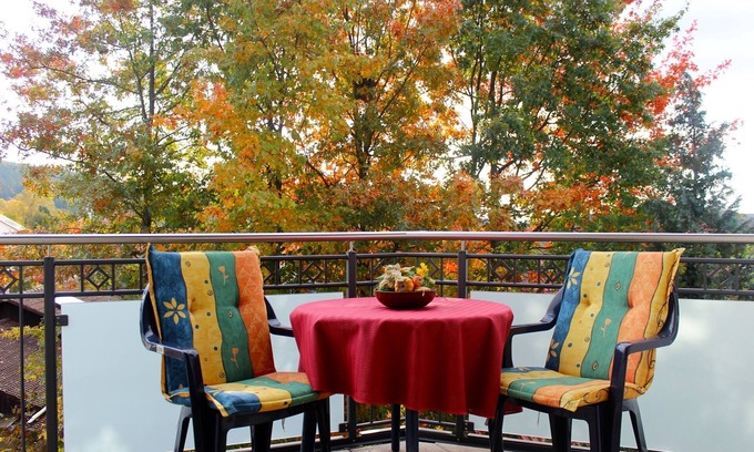 Bad Bocklet Apartamento | Tuscany suite (75sqm) with two bedrooms and south-west facing balcony