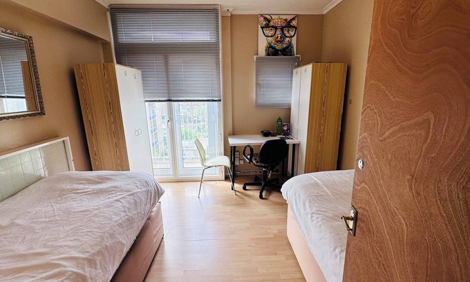Somers Town Cama Y Desayuno | Twin Bedroom in Central London