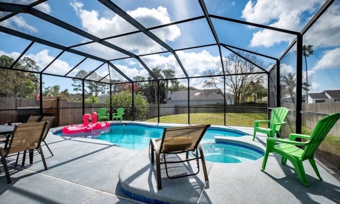 Dolphin's Cove Casa | Twin Palms Beach House - Pool! Hottub! Game Room!