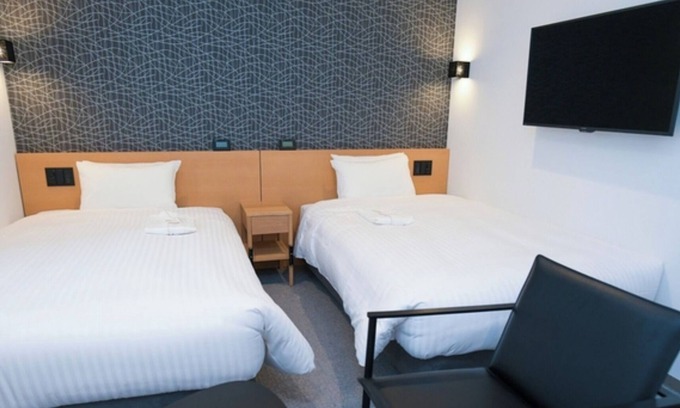 Susakiuramachi Hotel | Twin room stay without meals Simple stay Conve / Fukuoka Fukuoka