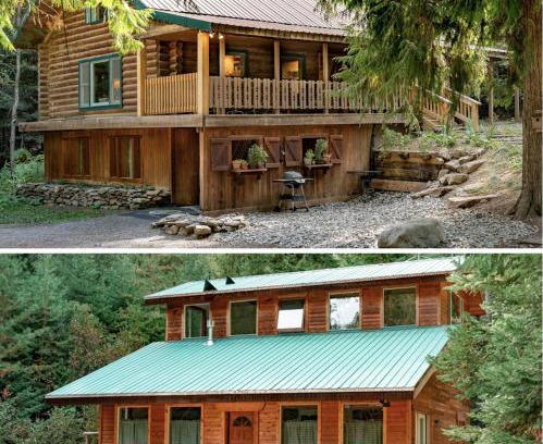 Blanchard Casa | Two Adjacent Cabins near Silverwood with Vintage Ice Cream Parlor & Movie Theater