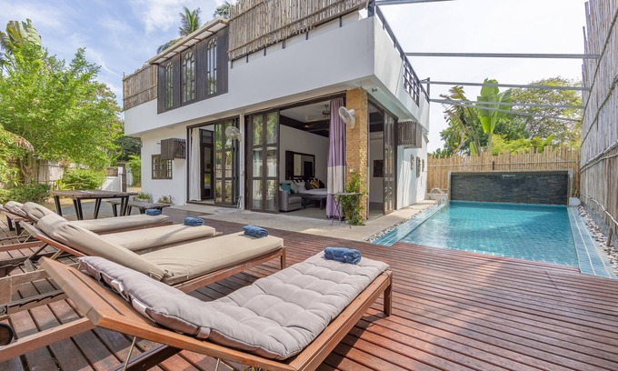 Koh Tao Casa | Dos villas adyacentes con dos piscinas privadas, 5 habitaciones, Sairee, Koh Tao
