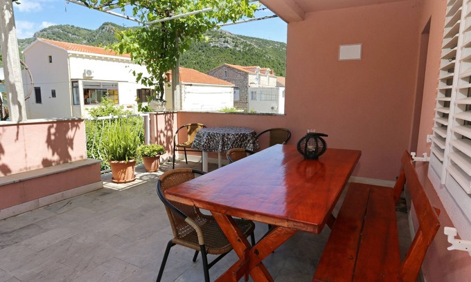 Zuljana Apartamento | Apartamento para dos personas en la playa Zuljana, Peljesac (A-10112-a)