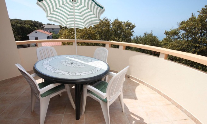 Lun Apartamento | Apartamento para dos personas en la playa Bahía Mulobedanj, Pag (A-6275-b)