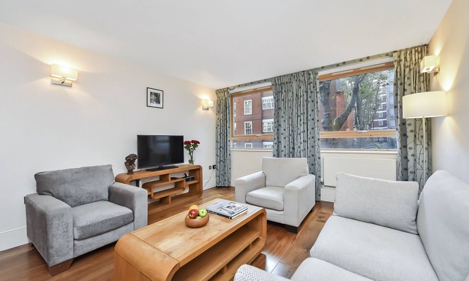 St. Pancras Apartamento | Apartamento de 2 habitaciones en el histórico barrio de Bloomsbury
