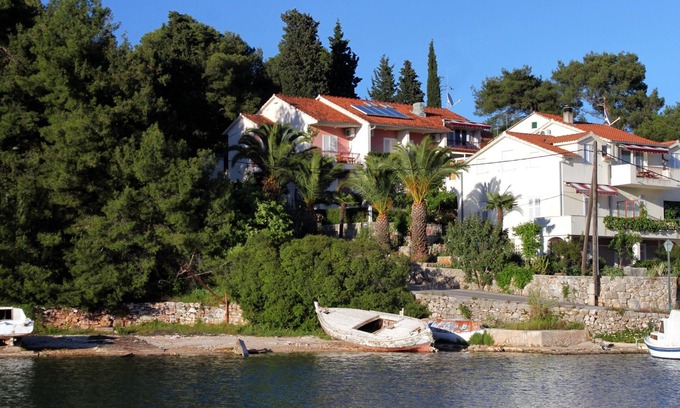 Vrboska Apartamento | Apartamento para dos personas con balcón y vista al mar Vrboska, Hvar (A-540-a)