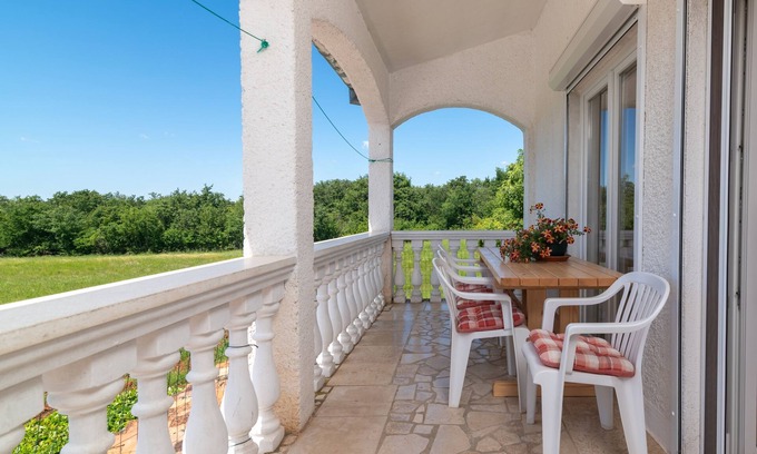 Cancini Apartamento | Apartamento para dos personas con una terraza Cancini, Porec (A-24335-c)