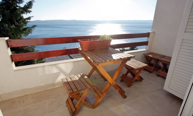 Pisak Apartamento | Apartamento para dos personas con balcón y vista al mar Pisak, Omis (A-5975-e)