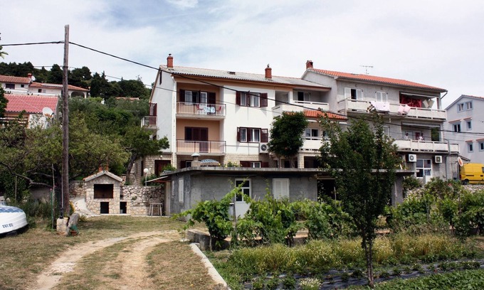 Suha Punta Apartamento | Apartamento para dos personas con terraza y vista al mar Kampor, Rab (A-4984-a)