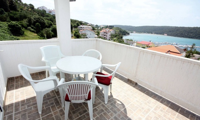 Kampor Apartamento | Apartamento para dos personas con terraza y vista al mar Kampor, Rab (A-5018-b)