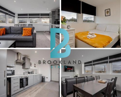 Yeadon Apartamento | Two Bedroom Flat by Brookland Stays Serviced Accommodation Short Lets Leeds with Free WiFi