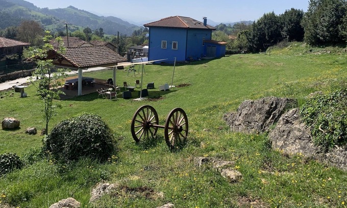 Llamero Cabaña | Dos casas juntas 20 personas con finca 3000 m, barbacoas parking
