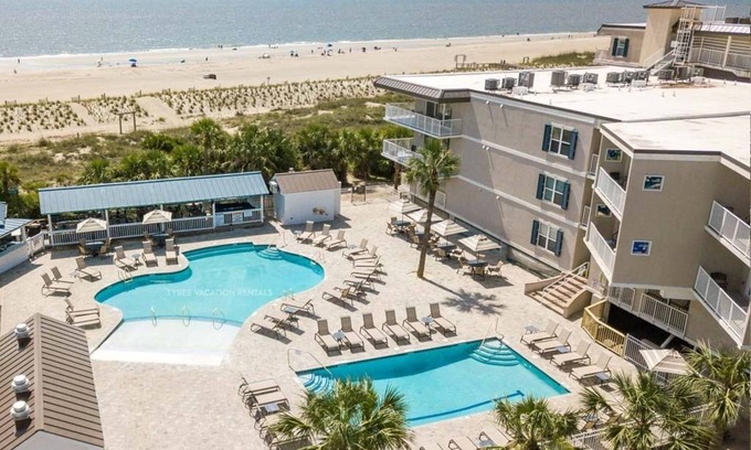 Tybee Island Condominio | ¡POR QUÉ QUEDARSE EN CUALQUIER LUGAR! - Dos suites - Vista al mar - ¡Gran playa!