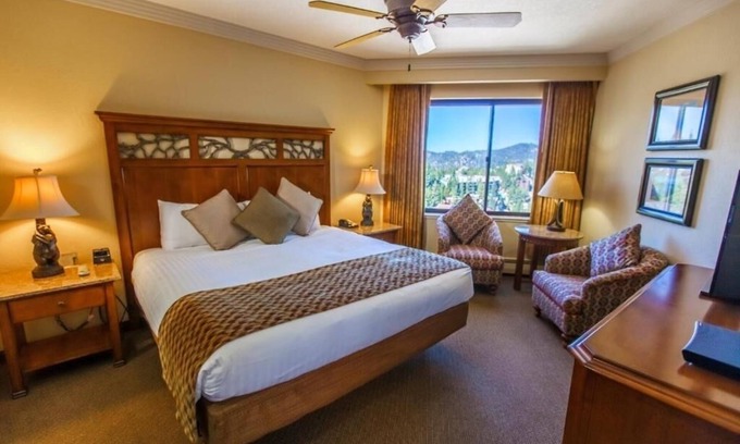 Tahoe Village Hotel | Two Kitchen-Equipped Villa w/ Pools, Sauna, Sports Courts & On-Site Dining