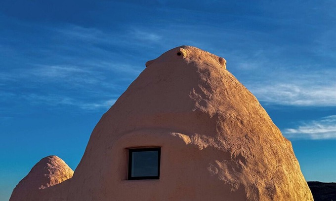 Alpine Cabina | TWO Private Lux Organic Earth Domes - 5 Starry Secluded Acres in Terlingua