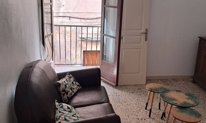 Bastia Apartamento | Apartamento-Baño con bañera-Vista a la Calle