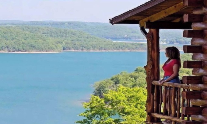 Sylvan Shores Cabina | Two Story Beaver Lake Cabin, Mountain Top lakeview with dock & SPECTACULAR VIEW!