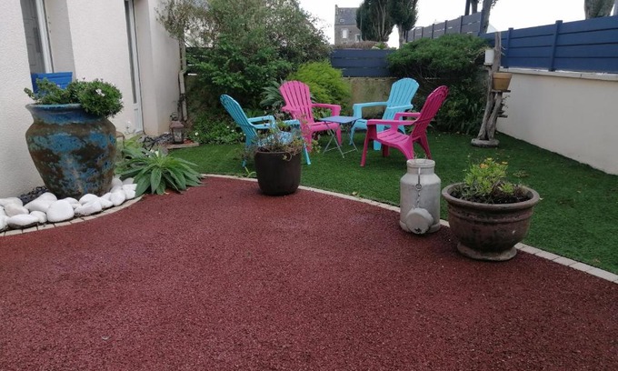 Saint-Pol-de-Leon Casa | Ty Pempoul - logement 2 chambres - 100 m de la plage