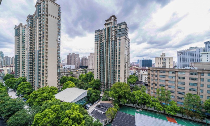 Xujiahui Cama Y Desayuno | Tyms Family 2BR 1BA Apt Xujiahui Center