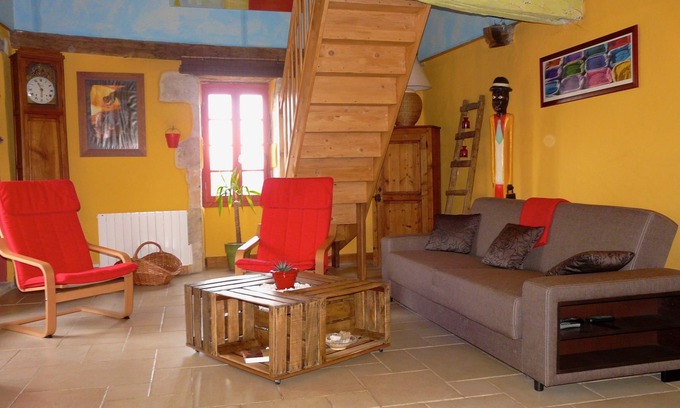 Sauzet Casa | TÍPICA STONE HOUSE 4 a 6 personas piscina y jacuzzi, y Cahors cerca de Montcuq