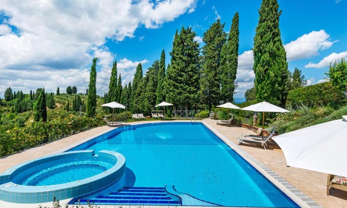 Bucciano Apartamento | Typisch Toscaans appartement met zwembad en airconditioning