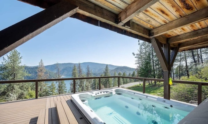 Coeur d'Alene Casa | Bay View Heights | Impresionantes vistas sobre el lago Coeur d`Alene