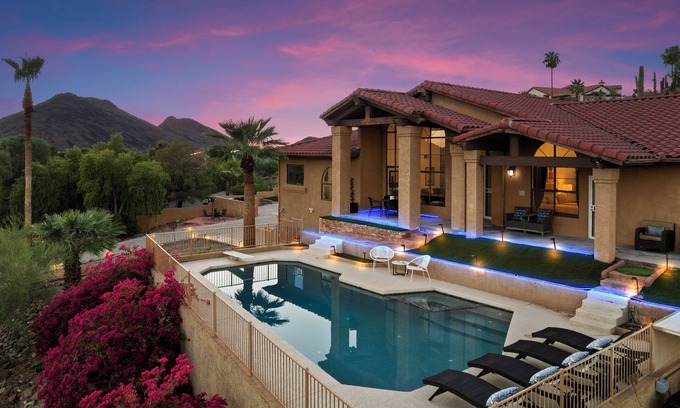 Deer Valley Casa | Ultra Luxury Mansion on Mountain! Unbeatable Sunset Views Overlooking Phoenix!