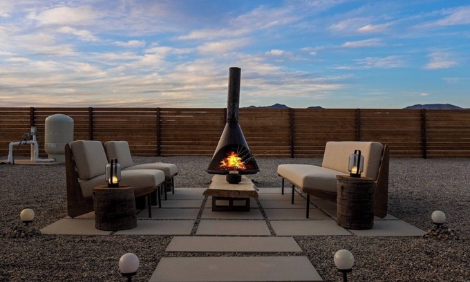 Wonder Valley Casa | Umbra Acres|Views|29Palms|Daybed Hammock|Fire Pit