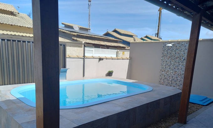 Tamoios Casa | Unamar Cabo Frio Beachfront Season furnished with pool 2 bedrooms