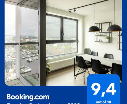 De Kaaien Apartamento | UNIEK appartement - mooiste en hoogste uitzicht op Antwerpen! - incl gratis parking