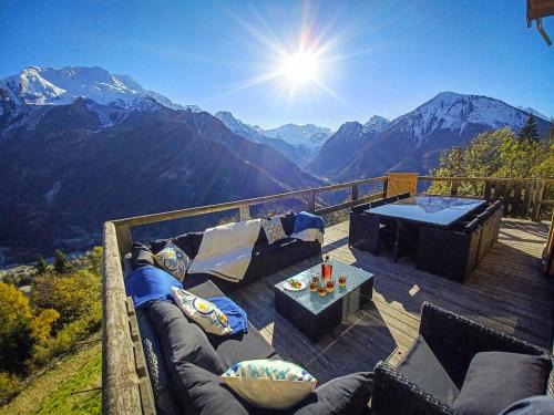 Champagny-en-Vanoise Apartamento | Unique à Champagny l'appartement Panoramik dans un Chalet d'Alpage avec une vue exceptionnelle