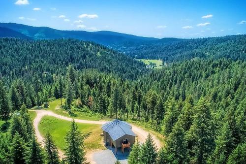 Coeur d'Alene Casa | Unique 40 Acre Nature Retreat with Trails and Views!