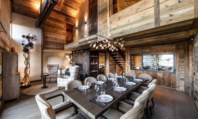 La Rosiere Chalet De Esquí | Magnífico chalet de 5 * al borde del bosque en La Rosière