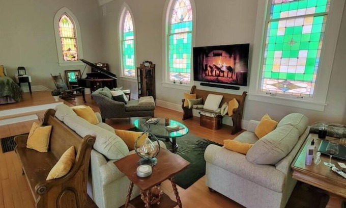 Rose Creek Casa | Unique Church Home Destination Stay