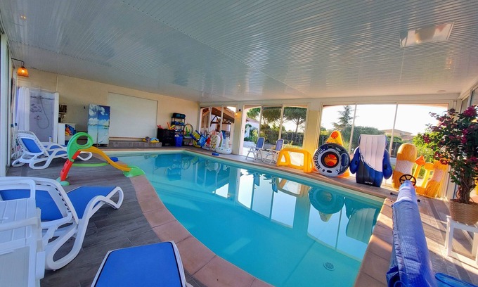 Mazan Villa | Villa confortable en Provenza, piscina privada 30 °, hermoso entorno