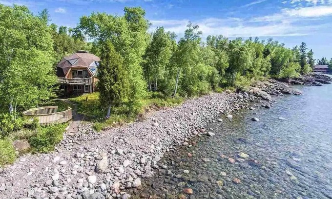 Schroeder Casa | Unique Geo Dome with Stunning Lake Superior Views