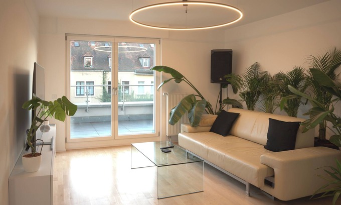 Wuerzburg Apartamento | Unique penthouse in the heart of Würzburg - modern and green oasis